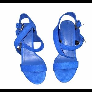 Zara Blue Strappy Heels